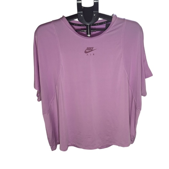 NIKE AIR Women's Pink Running Shirt 3XL DM1563-680 Plus Size Activewear - Picture 1 of 6